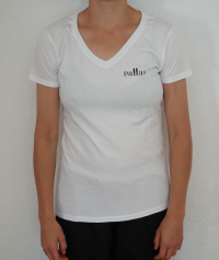 T-Shirt Damen "Believe in yourself" V-Ausschnitt