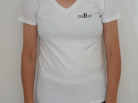 T-Shirt Damen "Believe in yourself" V-Ausschnitt