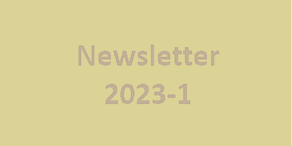 Newsletter 2023-1 français